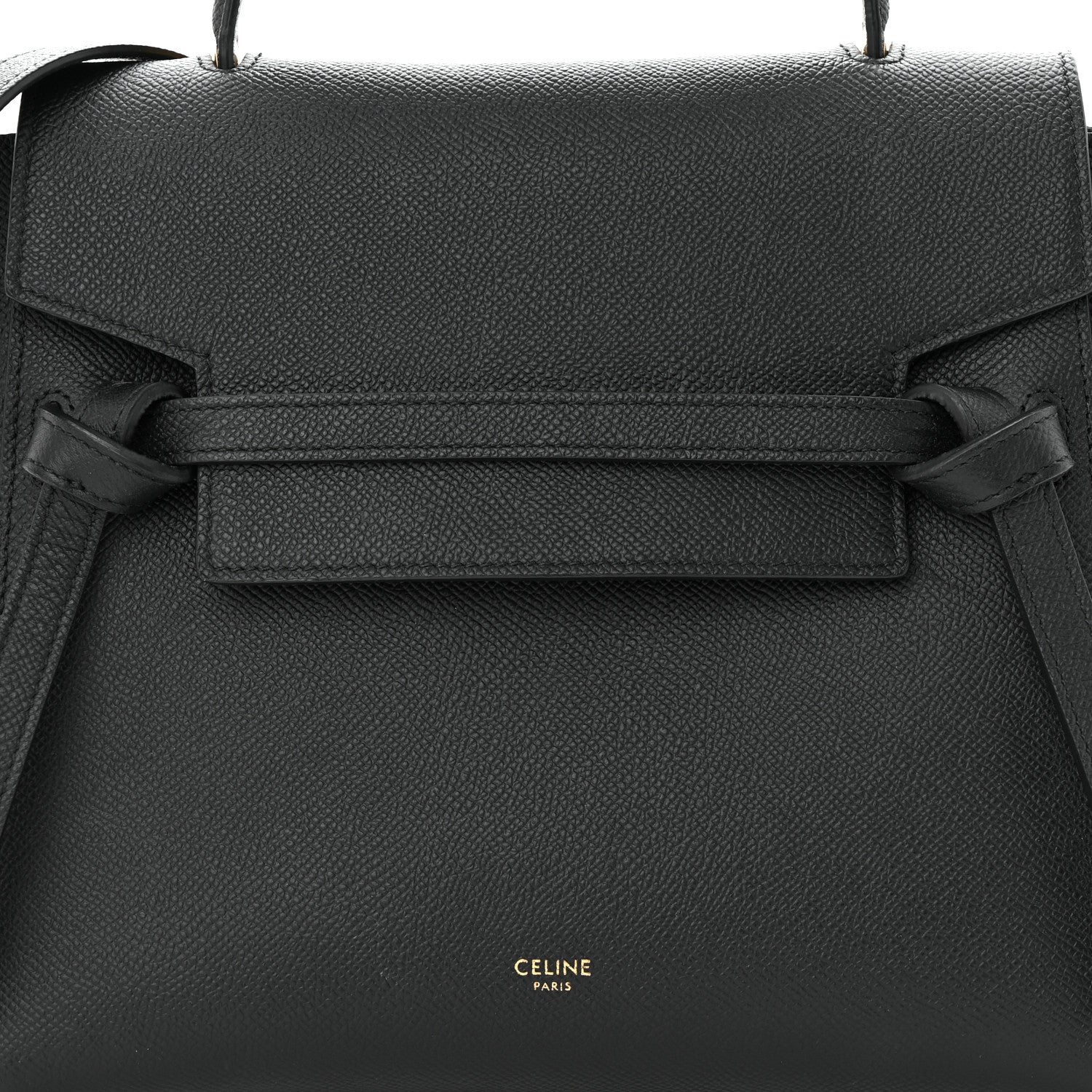 Celine Grained Calfskin Micro Belt Bag Black 10 of 12