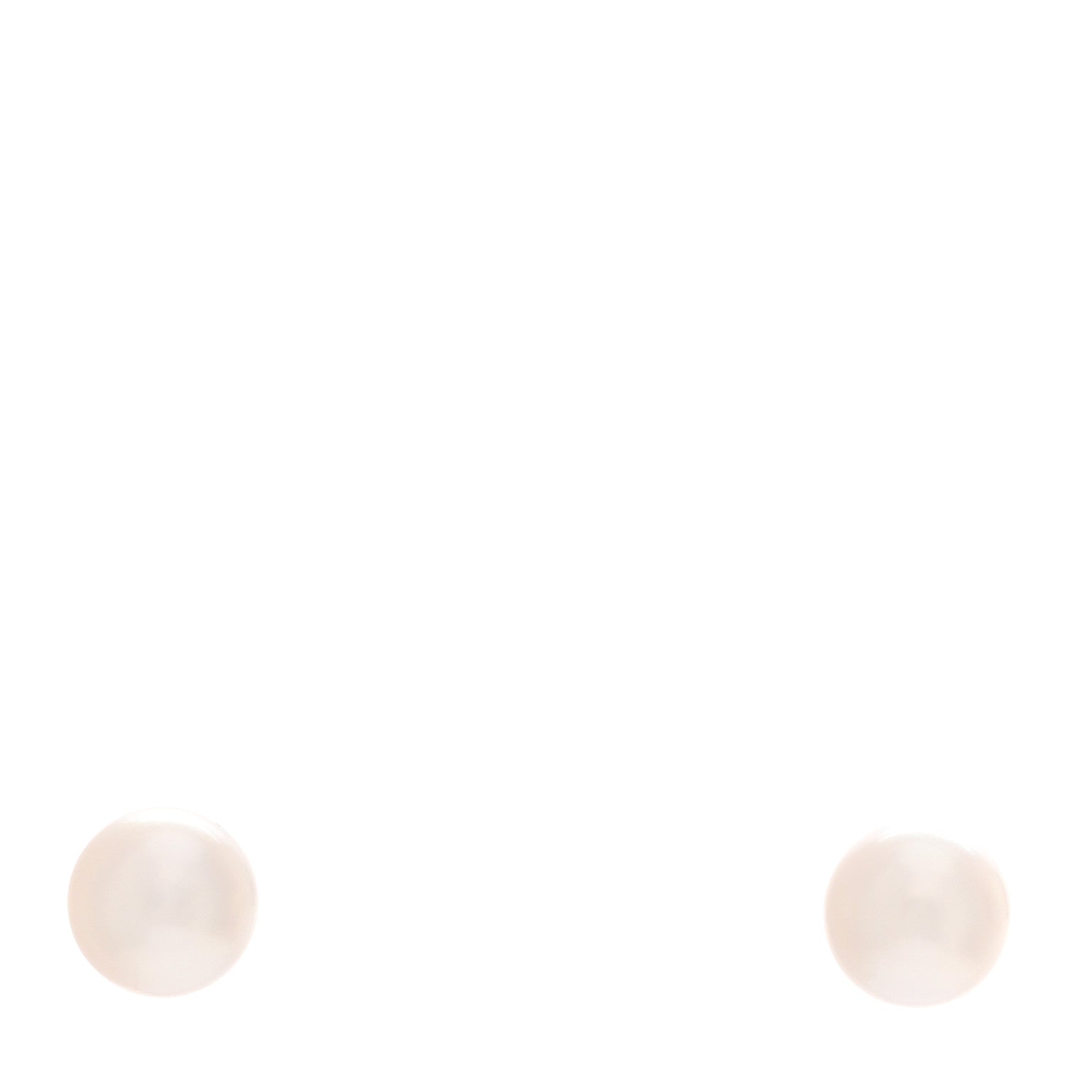Mikimoto 18K Yellow Gold Akoya Pearl 6.5mm Stud Earrings 1 of 5