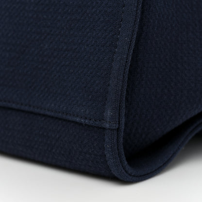 Chanel Mixed Fibers Calfskin Medium Deauville Tote Dark Blue 10 of 12