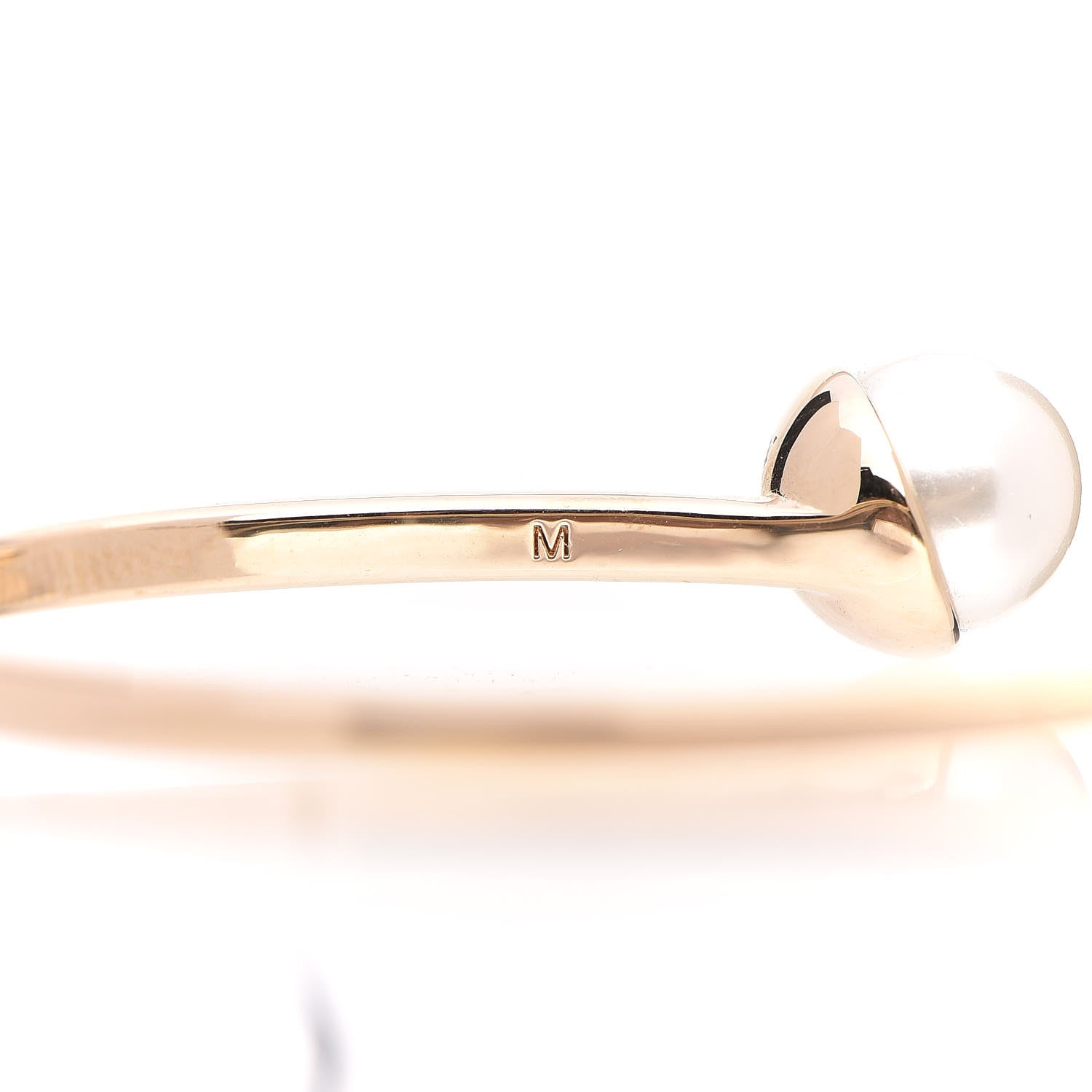 Christian Dior Pearl Cuff Gold 5 of 5