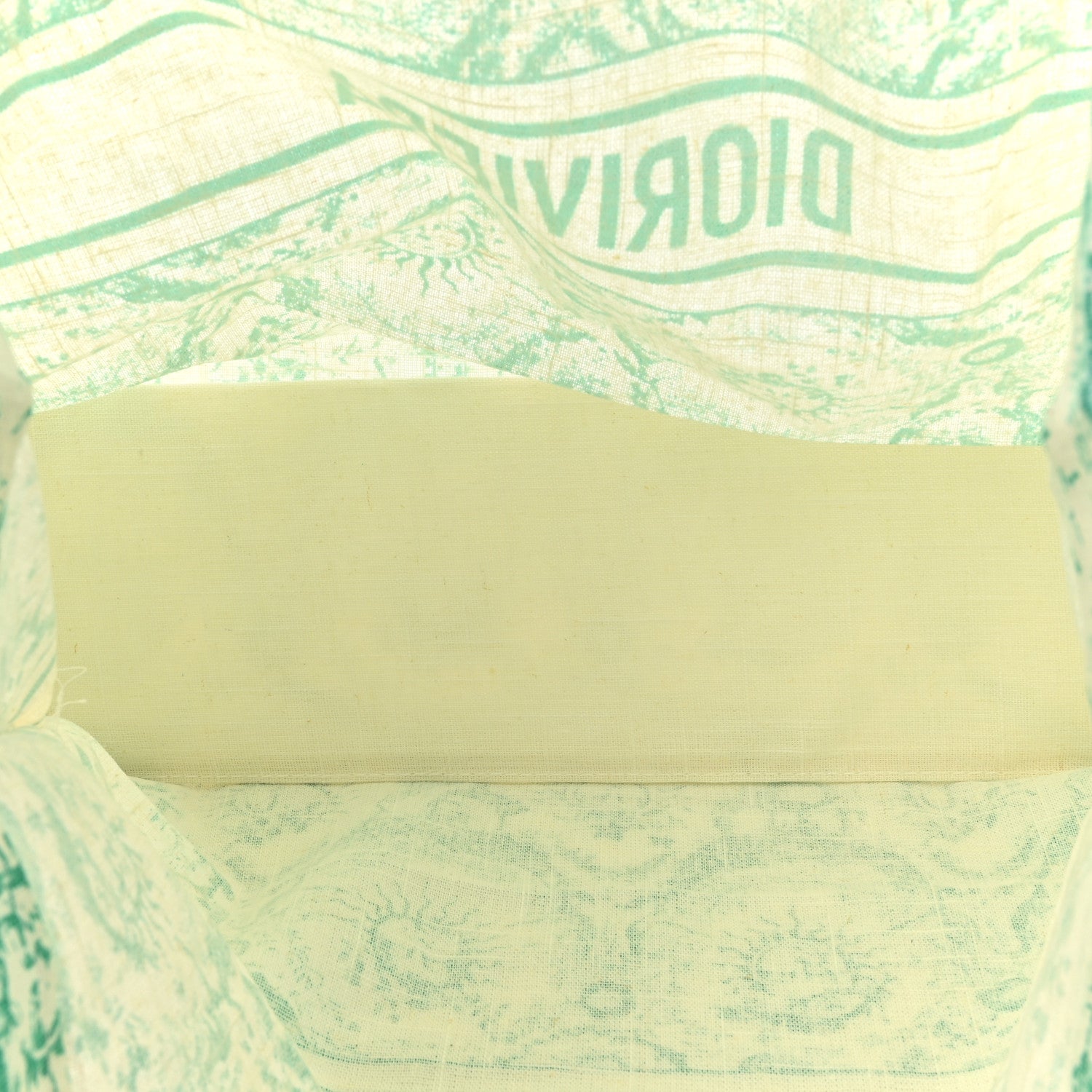 Christian Dior Canvas Dioriviera Toile de Jouy Soleil Tote Aquamarina 5 of 10