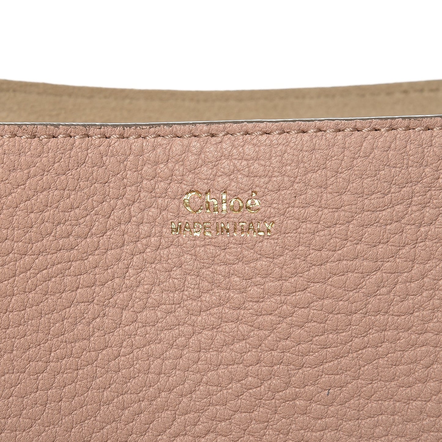 Grained Lambskin Drew Shoulder Bag Cement Pink