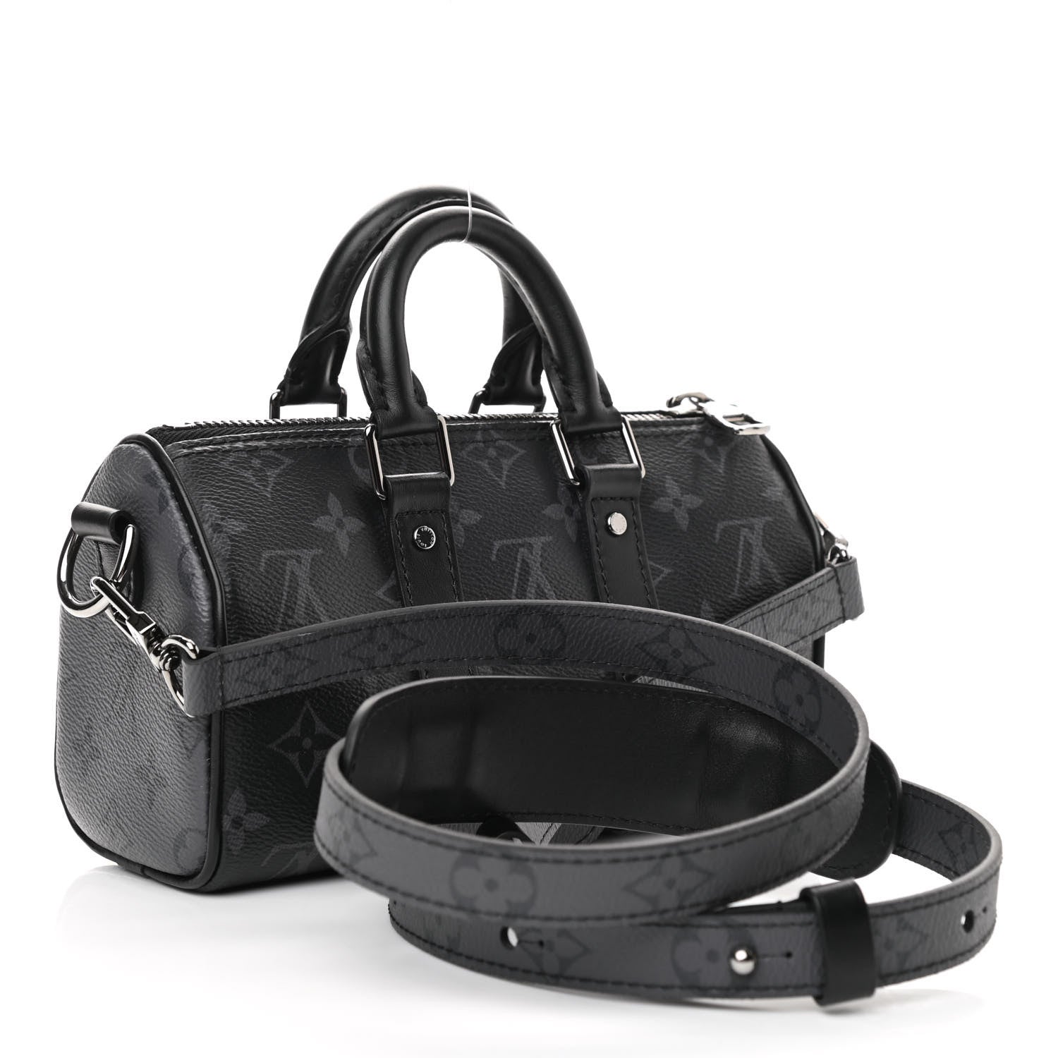 Louis Vuitton Reverse Monogram Eclipse Keepall XS Black 3 of 9