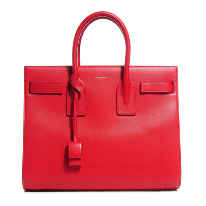 Saint Laurent Calfskin Small Sac De Jour Lipstick Red 1 of 9