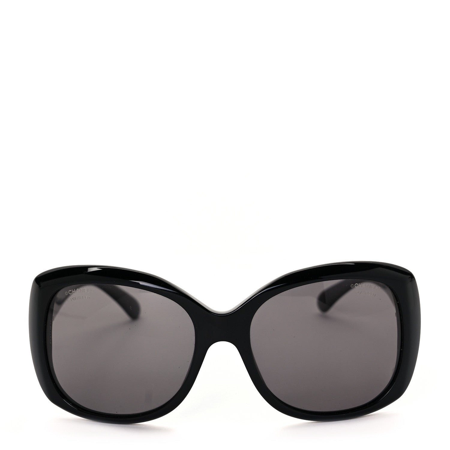 Chanel Acetate Polarized CC Sunglasses 5183 Black 2 of 7
