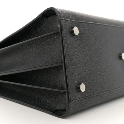Saint Laurent Grained Calfskin Small Sac De Jour Black 9 of 15