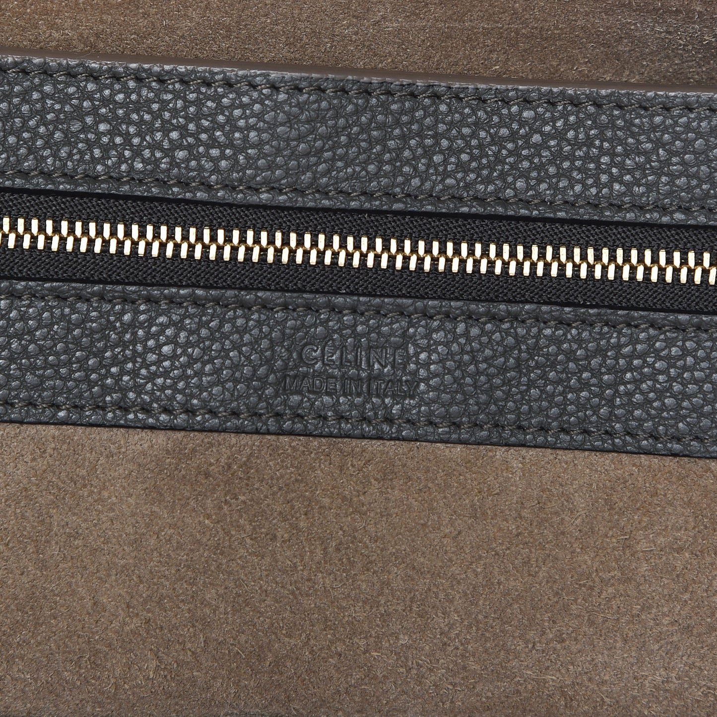 Soft Grained Calfskin Small Belt Cabas Phantom Stone