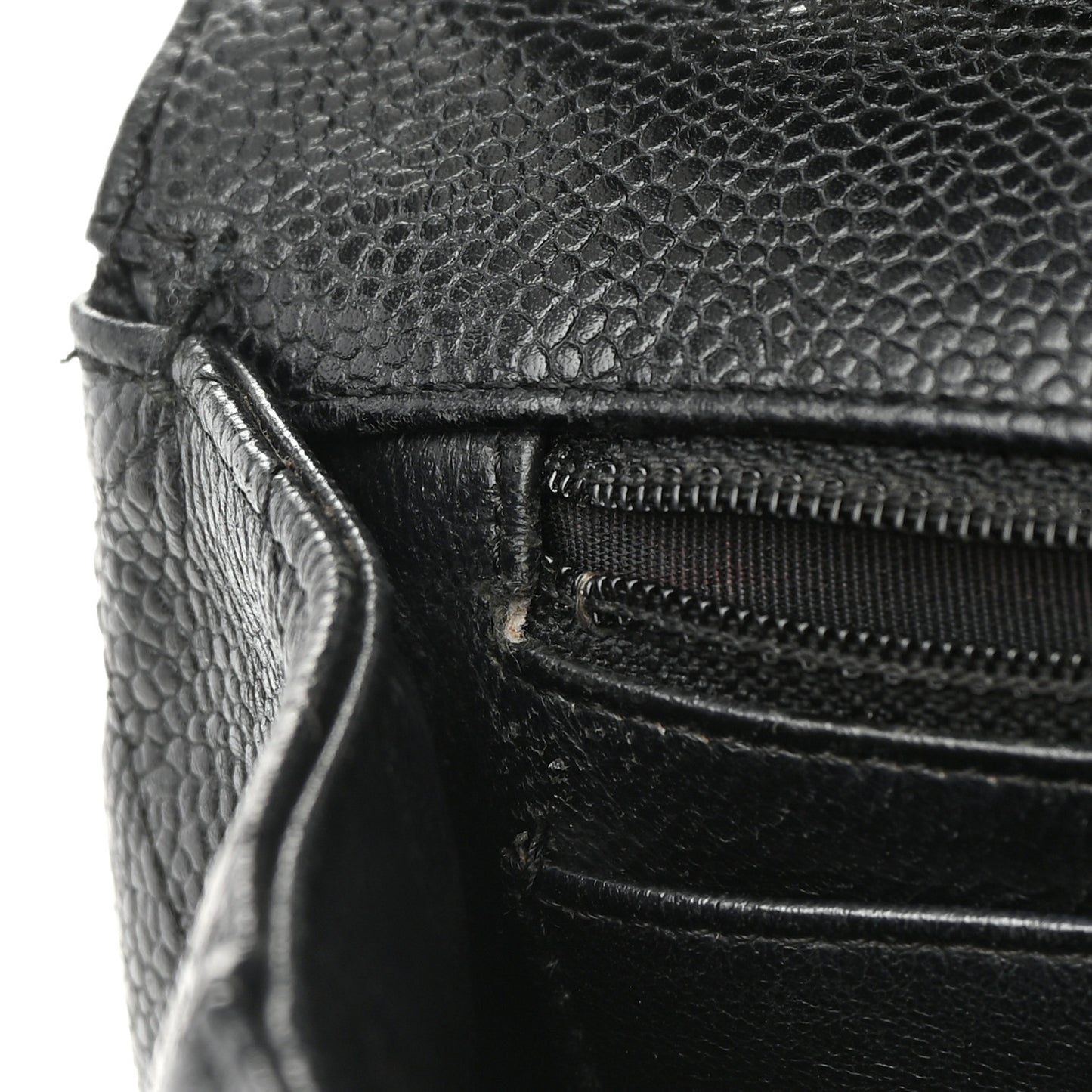Caviar Quilted Jumbo Single Flap Black