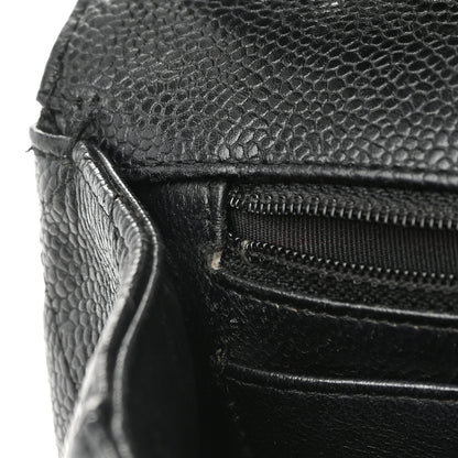 Chanel Caviar Quilted Jumbo Single Flap Black 11 of 14