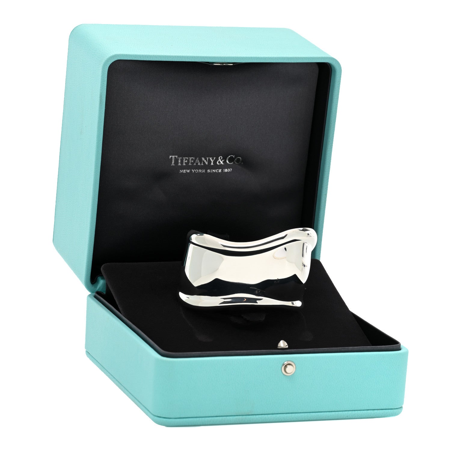 Tiffany Sterling Silver Small Elsa Peretti Right Wrist Bone Cuff Bracelet 4 of 4