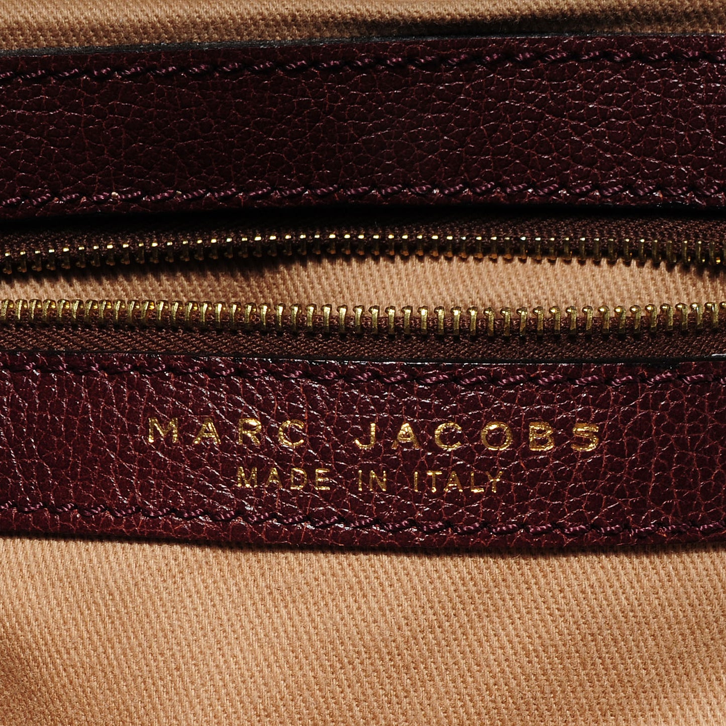 Leather Quilted Little Stam Cognac