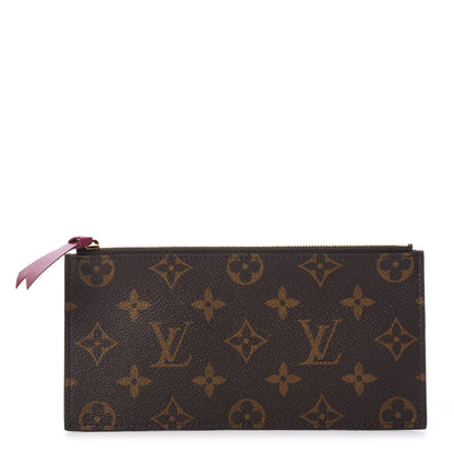 Louis Vuitton Monogram Felicie Chain Wallet Zippered Insert Fuchsia 1 of 7