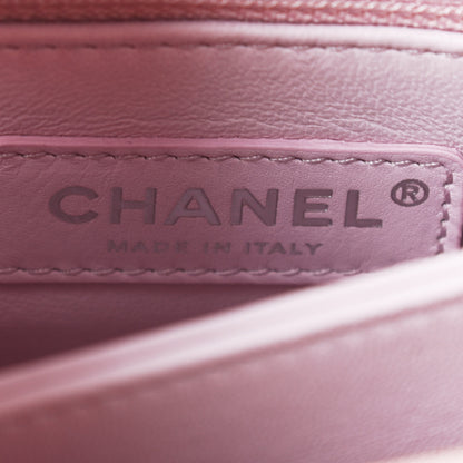 Chanel Iridescent Caviar Quilted Extra Mini Coco Handle Flap Light Pink 6 of 9