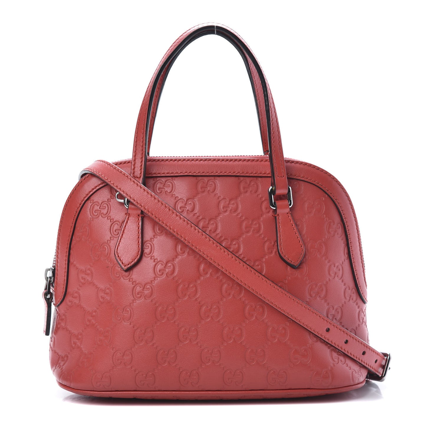 Guccissima Mini Dome Bag Red