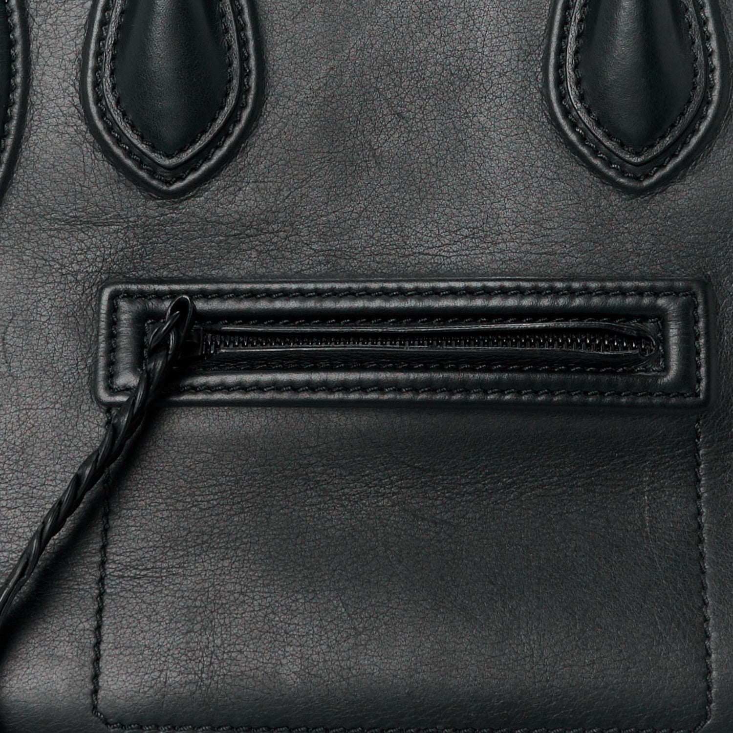 Celine Smooth Calfskin Medium Phantom Luggage Black 10 of 20