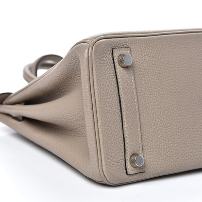 Hermes Togo Birkin 25 Gris Tourterelle 30 of 33