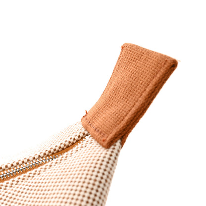 Hermes Canvas Large Bride-A-Brac Cabriole Case Biscuit 8 of 11