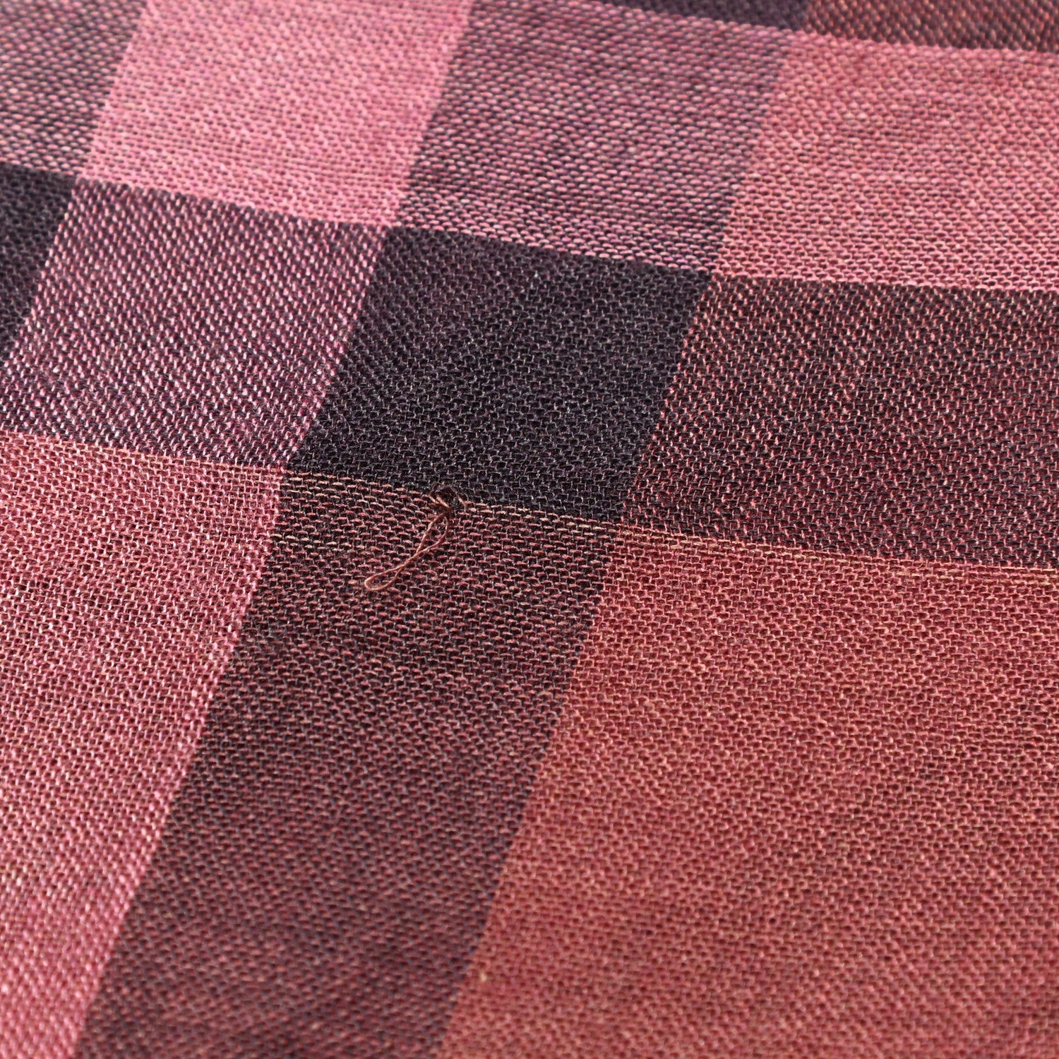 Burberry Wool Silk Gauze Ombre Giant Check Scarf Trench 4 of 6
