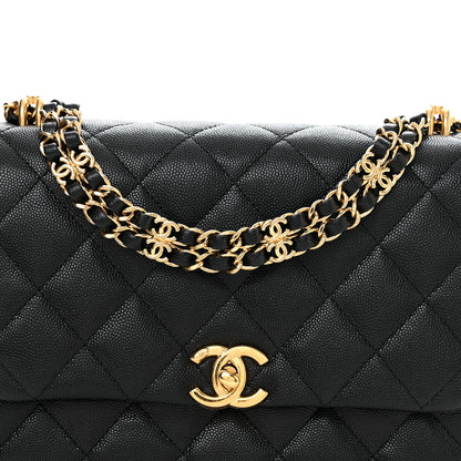 Chanel Caviar Quilted Coco First Flap Black 7 of 10
