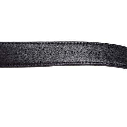 Saint Laurent Smooth Calfskin Monogram Narrow Square Buckle Belt 90 36 Black 5 of 6