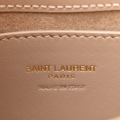 Saint Laurent Vegetable Le 5 A 7 Mini Hobo Dark Beige 6 of 11