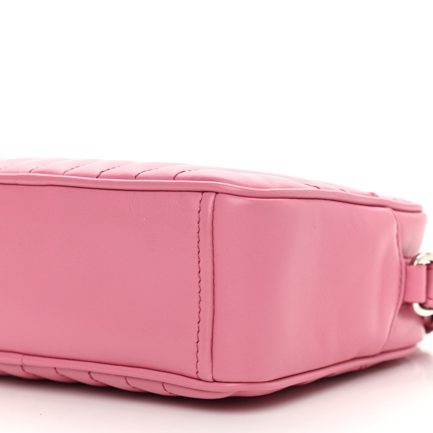 Soft Calfskin Diagramme Camera Bag Begonia