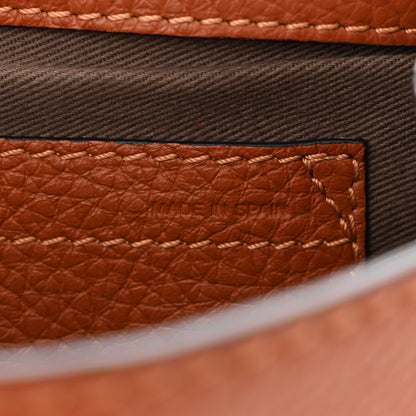 Chloe Grained Calfskin Small Marcie Saddle Bag Tan 7 of 13