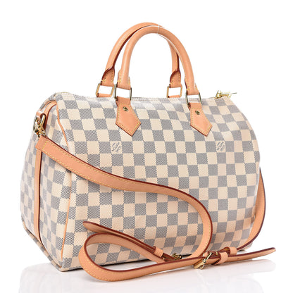 Louis Vuitton Damier Azur Speedy Bandouliere 30 3 of 15
