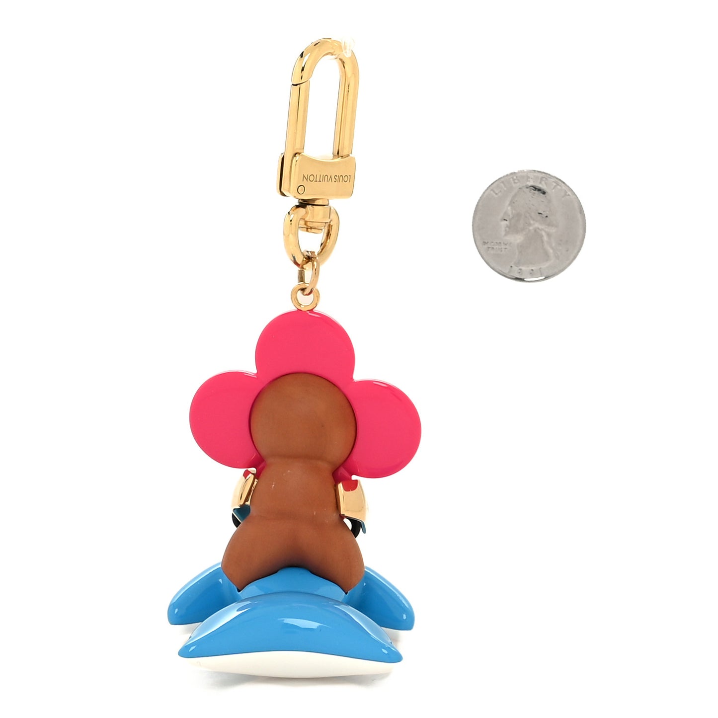 Wood Resin Vivienne Sea Rider Bag Charm Key Holder Multicolor