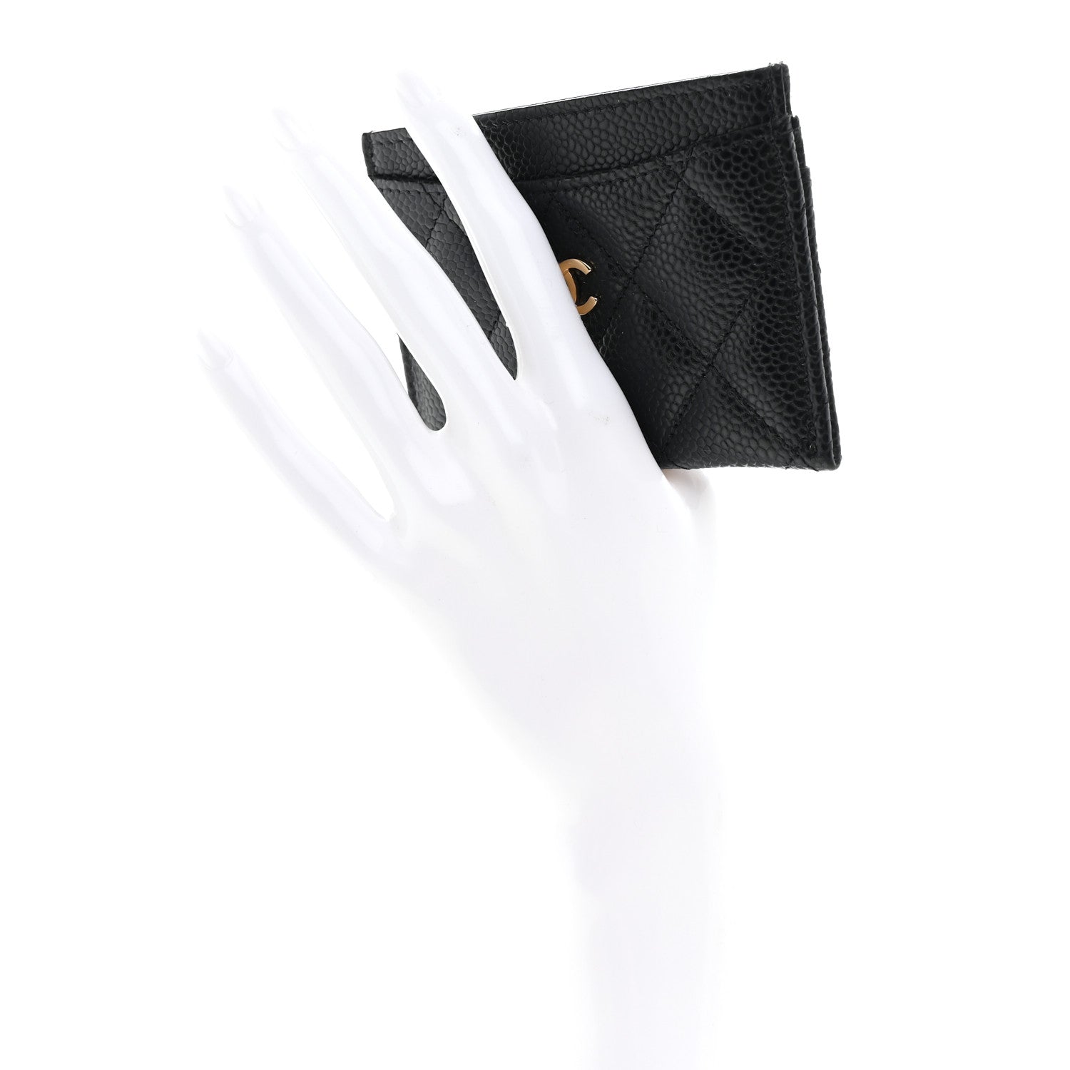 Chanel Caviar Quilted Card Holder Black 2 of 8