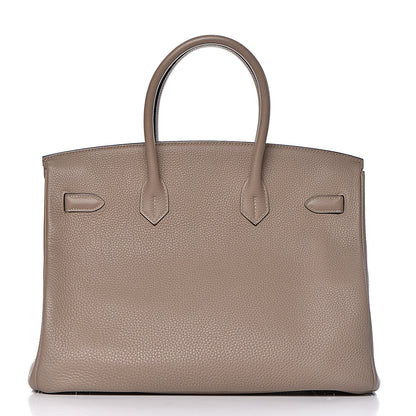 Hermes Togo Birkin 35 Gris Tourterelle 4 of 34
