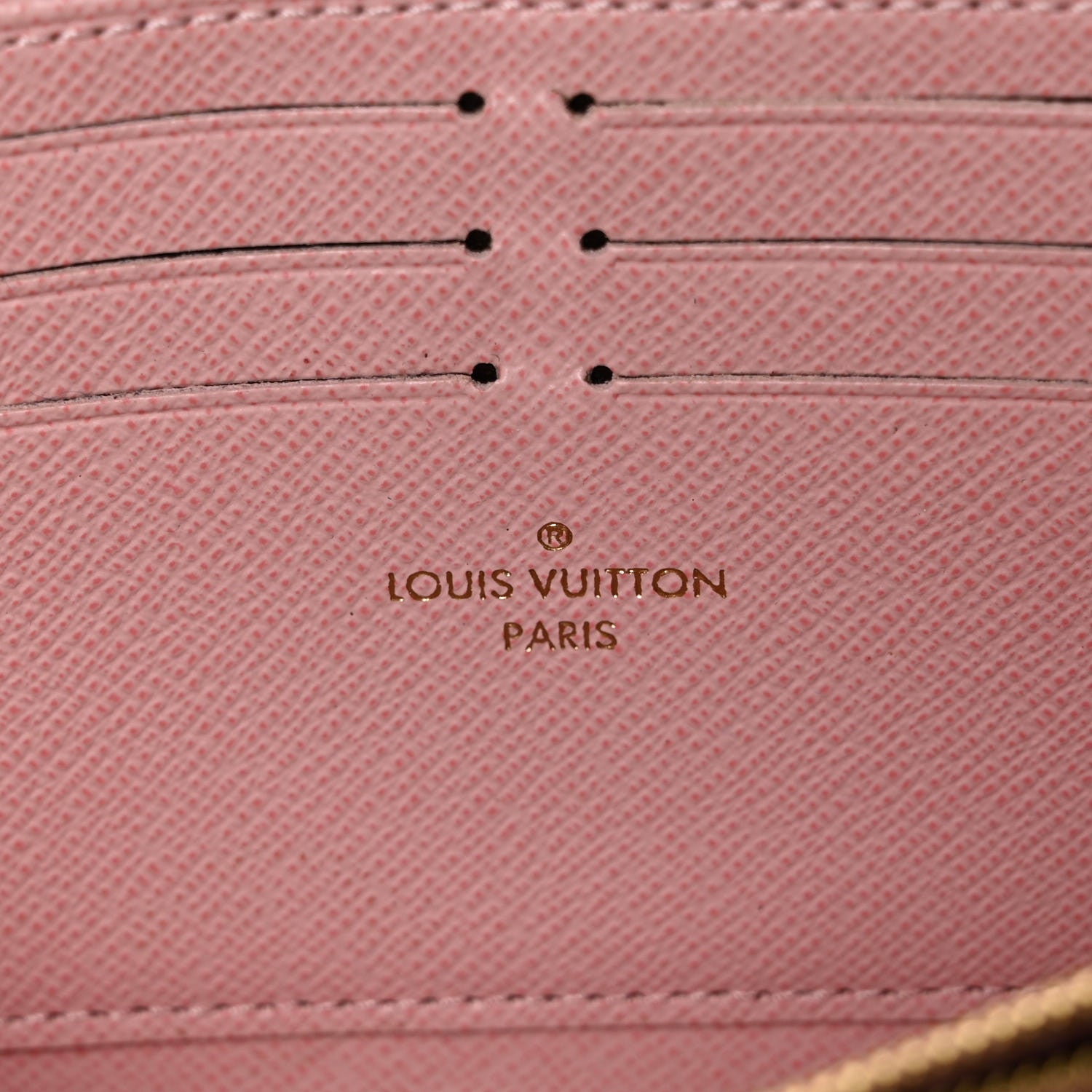 Louis Vuitton Damier Ebene Zippy Wallet Rose Ballerine 6 of 8