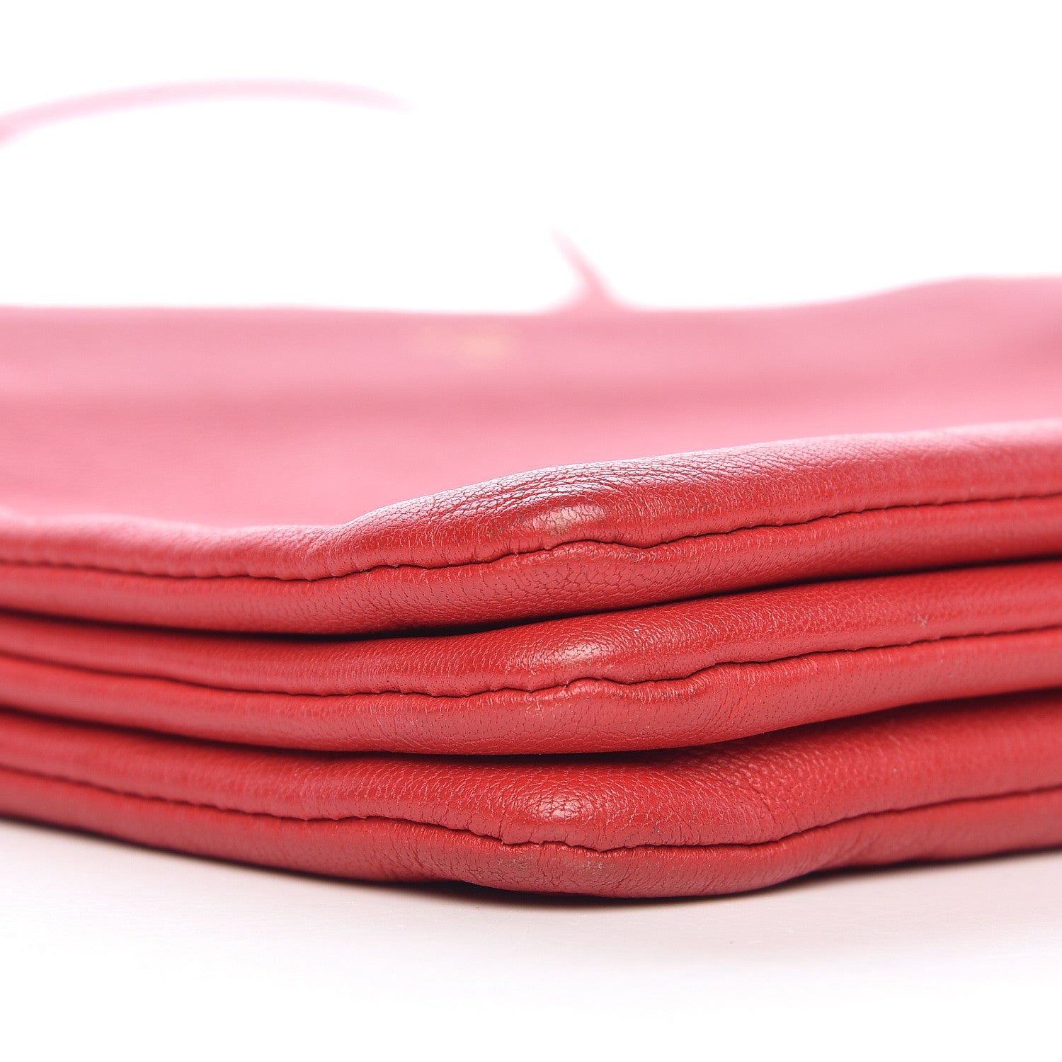 Celine Lambskin Small Trio Crossbody Bag Red 18 of 22