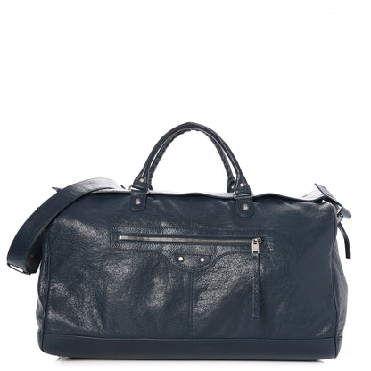 Balenciaga Agneau Classic Silver Hardware S Squash Boston Bleu Obscur 1 of 9