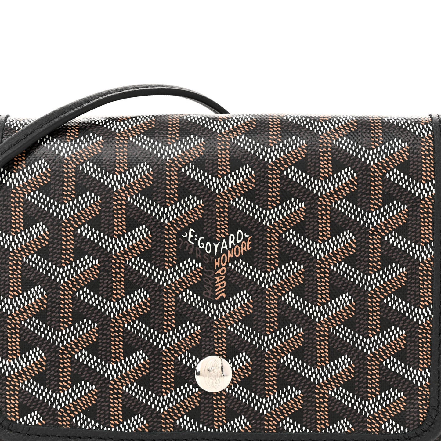Goyardine Plumet Wallet Clutch Black