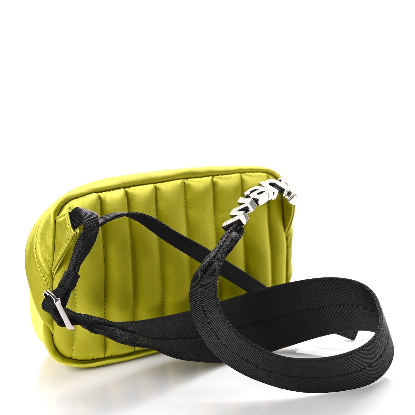 Satin Heiress Crossbody Bag Golden Kiwi