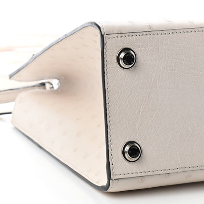 Louis Vuitton Ostrich City Steamer PM Ivory 7 of 8