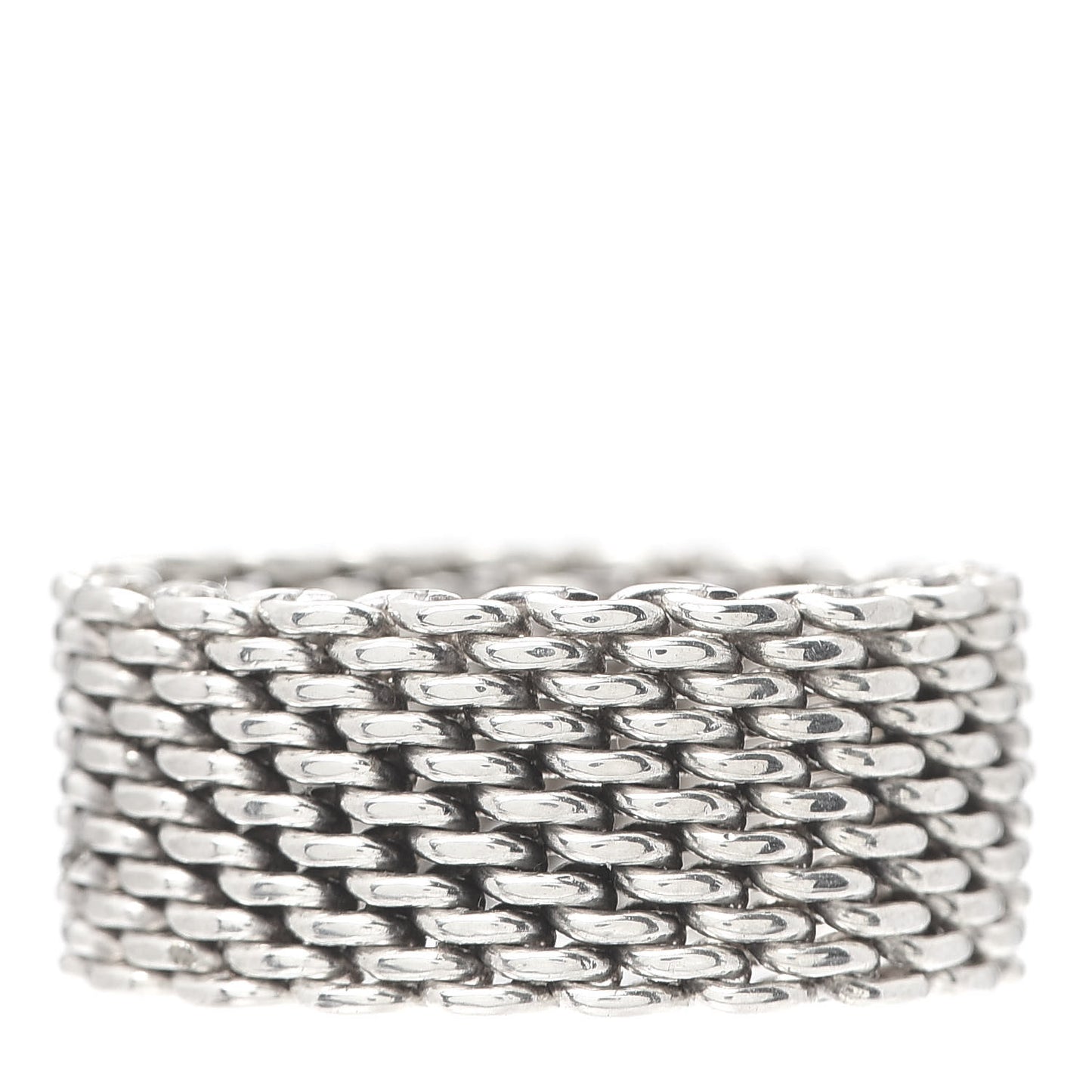 Sterling Silver Somerset Mesh Ring 54 6.75