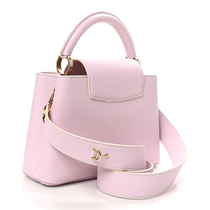 Louis Vuitton Taurillon MiniMe Capucines BB Guimauve Powder White 3 of 10