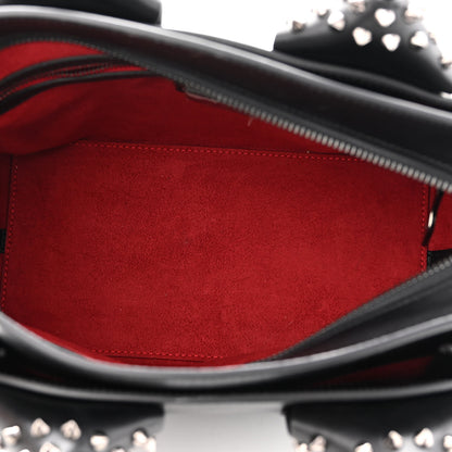 Christian Louboutin Grained Calfskin Spike Small Eloise Tote Black 5 of 10