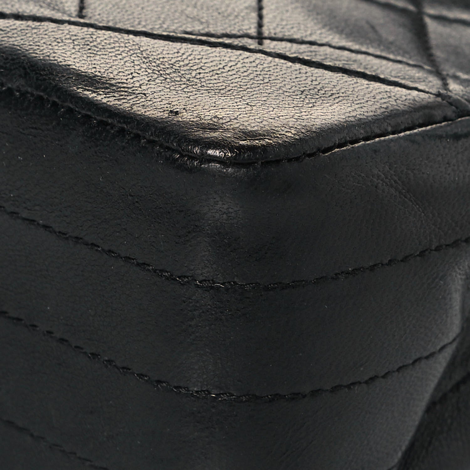 Chanel Lambskin Quilted Medium Single Flap Black 10 of 17
