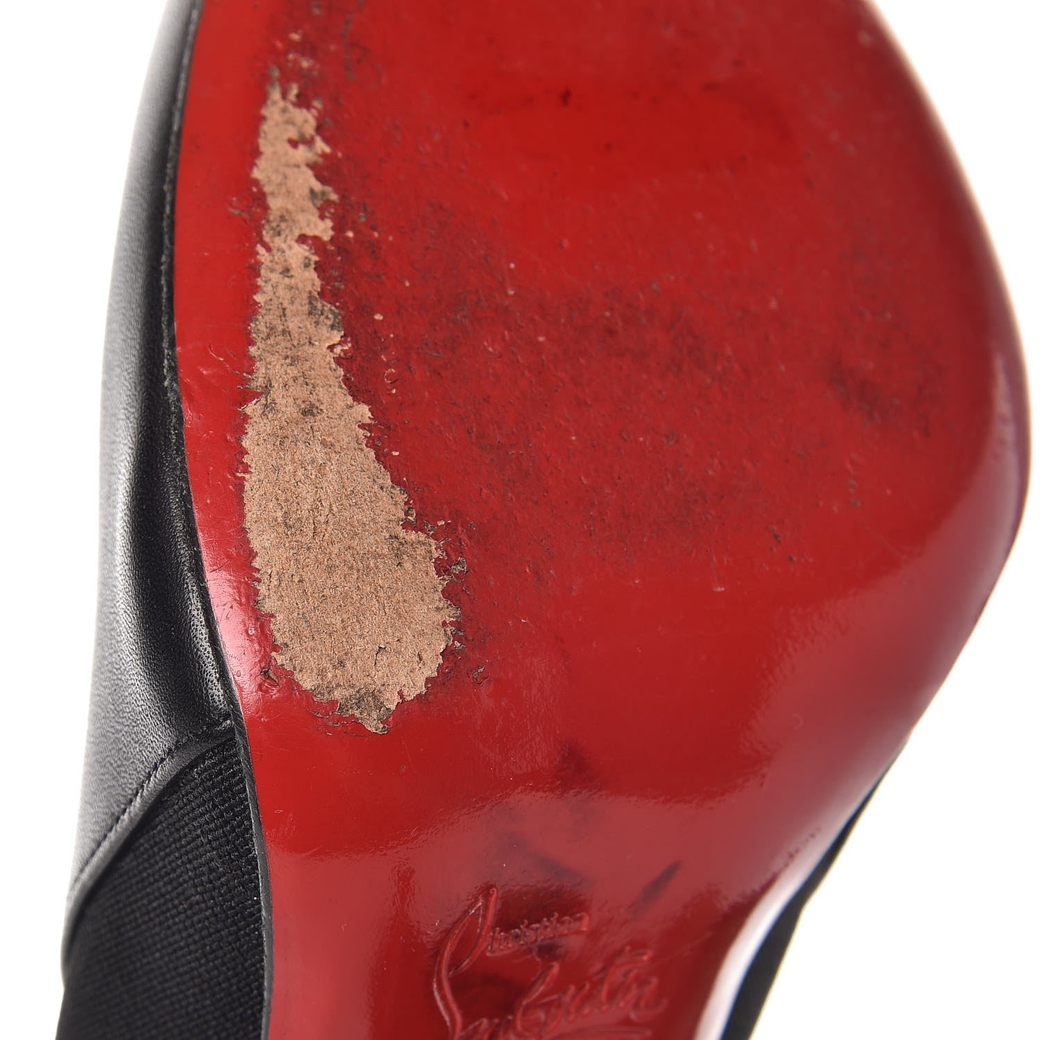 Christian Louboutin Calfskin Lastoto 110 Ankle Boots 37.5 Black 11 of 13