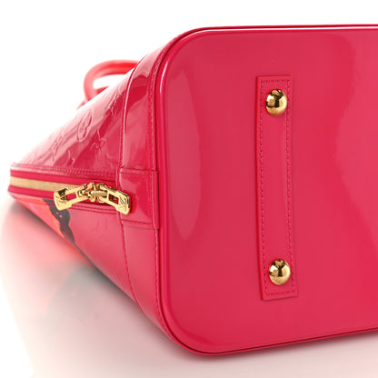 Louis Vuitton Vernis Roses Alma GM Rose Pop 7 of 8
