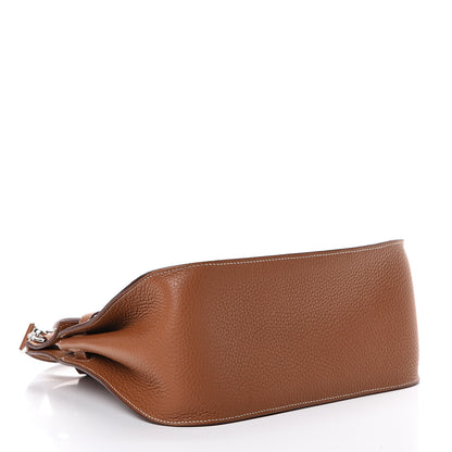 Hermes Taurillon Clemence Jypsiere 28 Gold 3 of 17