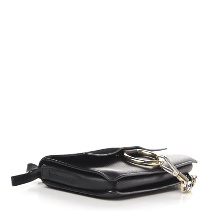 Chloe Suede Calfskin Small Faye Shoulder Bag Black 4 of 10