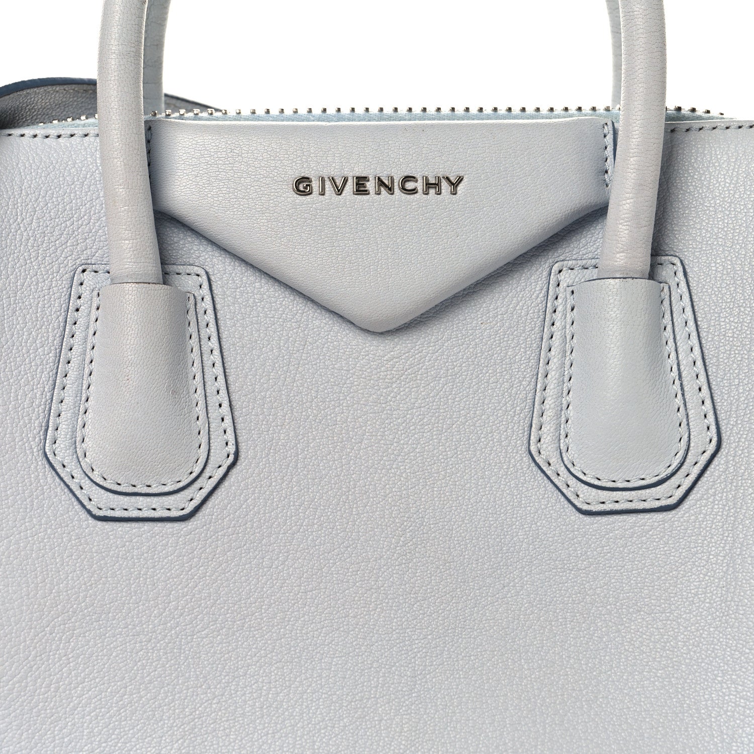 Givenchy Sugar Goatskin Small Antigona Pale Blue 8 of 13
