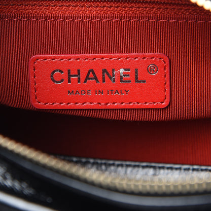 Chanel Tweed Calfskin Small Gabrielle Hobo Black Gold Red Ecru 6 of 10