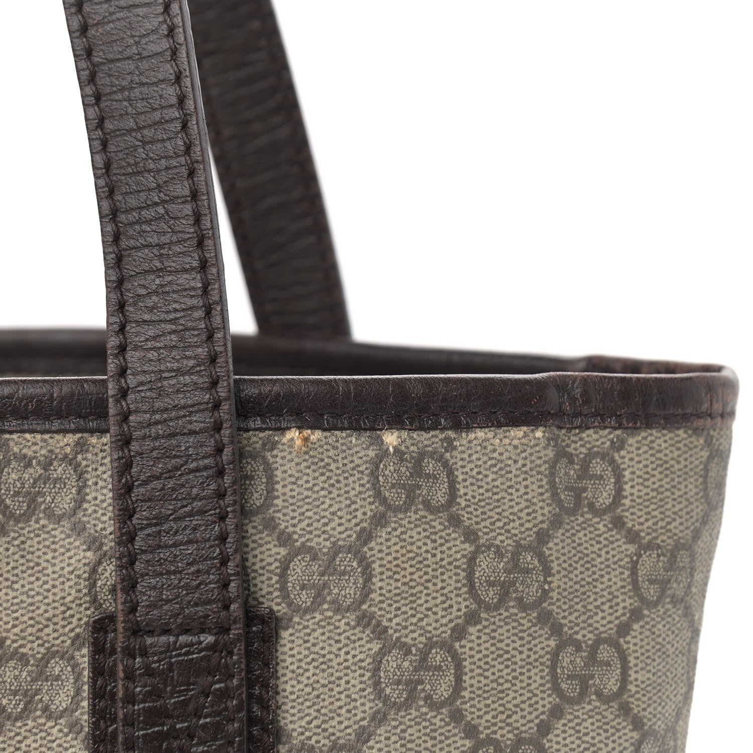 Gucci GG Supreme Monogram Small Joy Tote Dark Brown 13 of 16