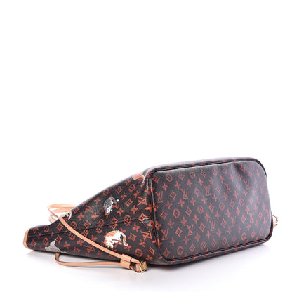 Louis Vuitton Catogram Neverfull MM Marron 5 of 12