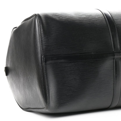 Louis Vuitton Epi Keepall 55 Black 8 of 14